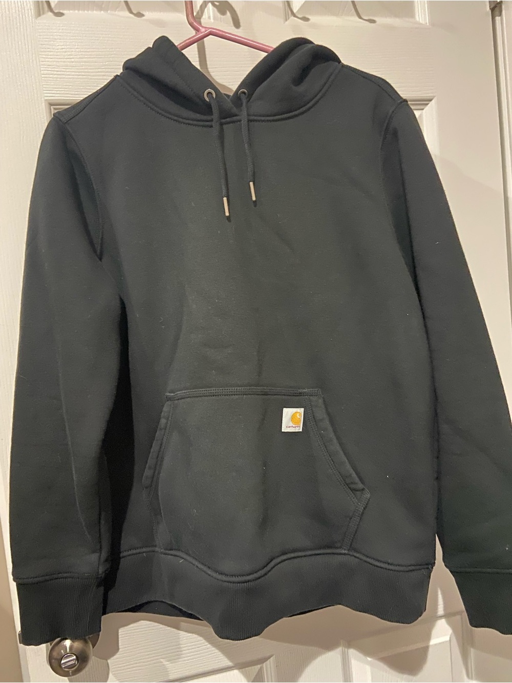 Carhartt Black Pullover Hooded Work Sweatshirt
